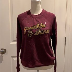 Super super soft "sparkle and shine" sweatshirt